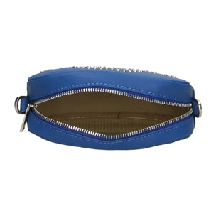 Borsa marsupio da donna in vera pelle sauvage con borchie. Prodotto artigianale italiano. Made in Italy - 12.0 x 19.0 x 7.0 cm