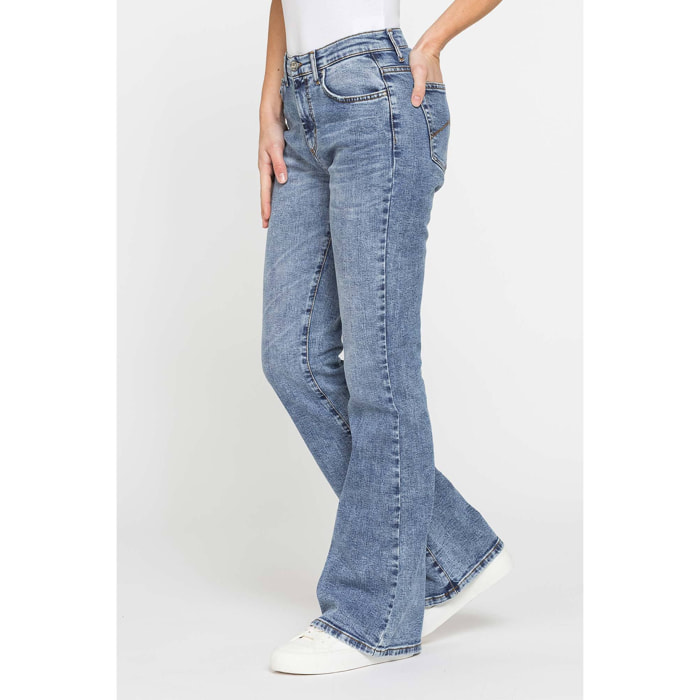 JEANS FLARE IN DENIM STRETCH