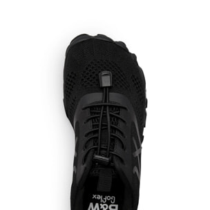 Zapatillas Deportivas Barefoot Goflex  Canvas en Negro