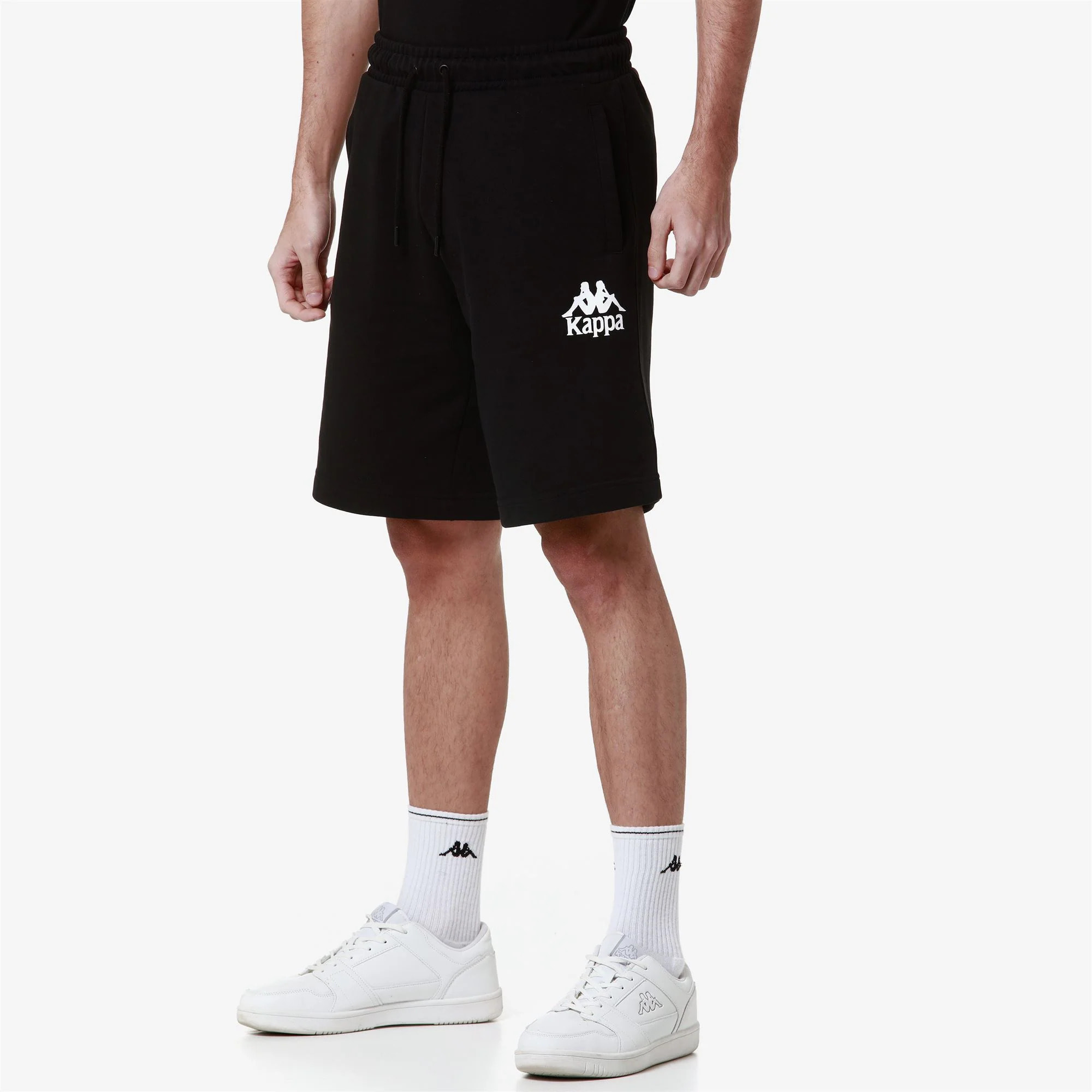 Kappa - Pantaloncini Uomo Nero - AUTHENTIC UPPSALA 2