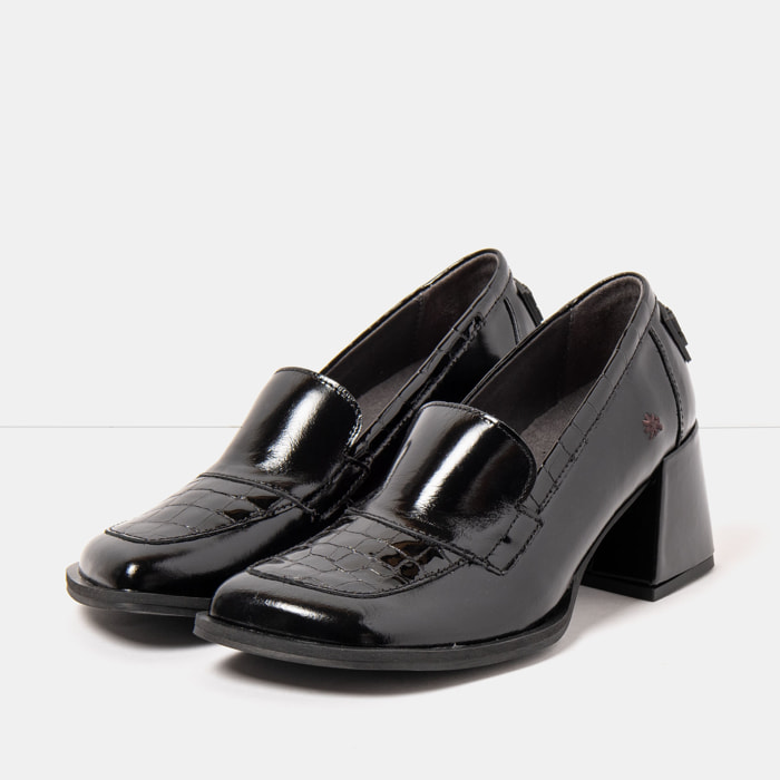 Zapatos con tacón 1705 NAPPA SHINNY BLACK/ VERONA color Black