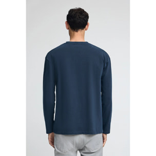 Maglietta Karat blu marino con logo Polo Club