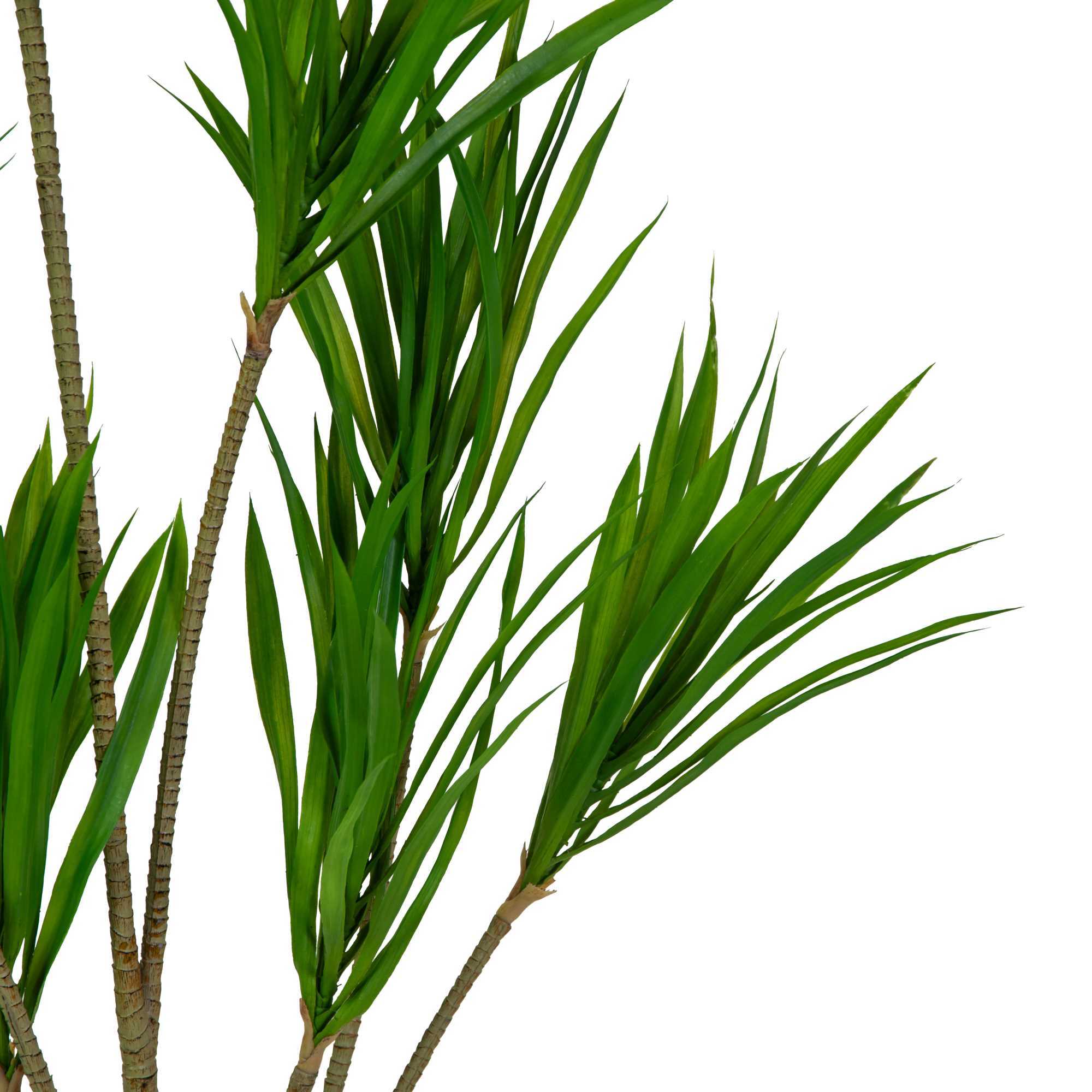 Pianta artificiale Vacchetti in plastica dracena marginata cm h130