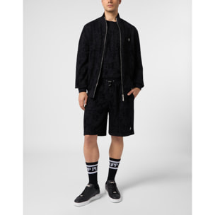 PHILIPP PLEIN Pantalones cortos de chándal SKULL