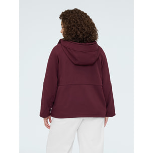Fiorella Rubino - Parka in panno con cappuccio - Bordeaux