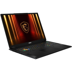 PC Gamer MSI Stealth 18 HX AI A2XWHG-015FR 18" 2K Intel Core Ultra 9 275HX RTX 5070 Ti 32 GoRAM DDR5 SSD 2 To