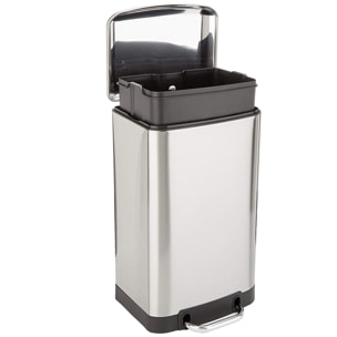 Poubelle à pédale inox GREENWICH 30L