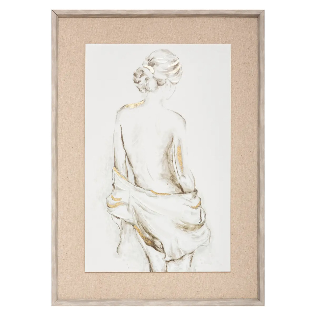Toile imprimée "Portrait" encadrée 73x53 cm