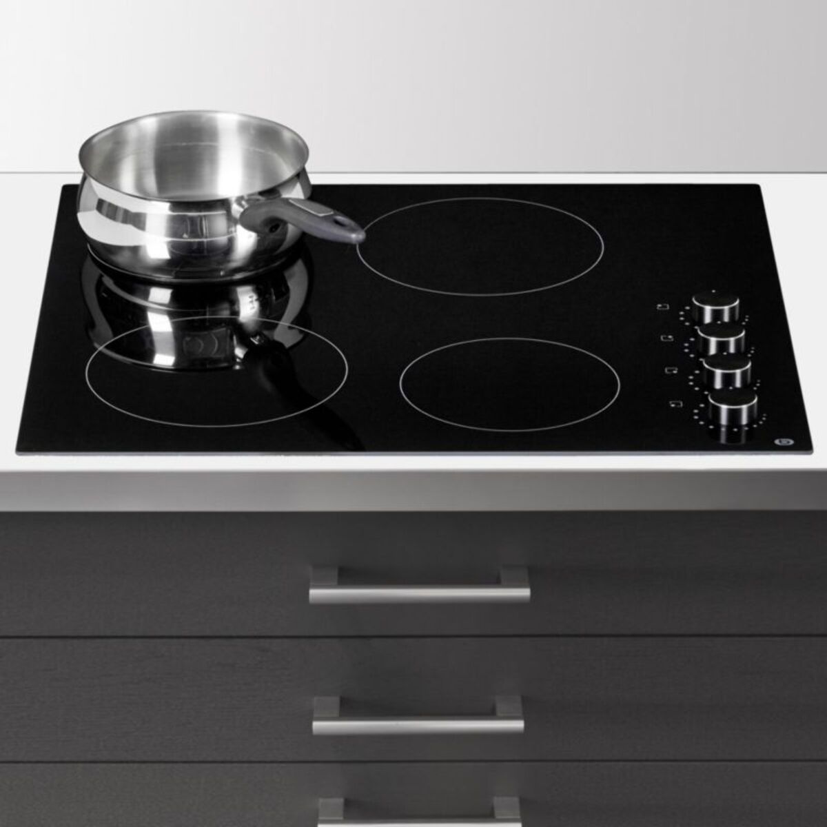 Plaque vitrocéramique ESSENTIELB ETV46m Manettes