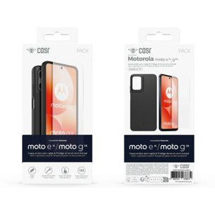 Coque CASR Moto E15/G05 Coque Noire + verre trempé