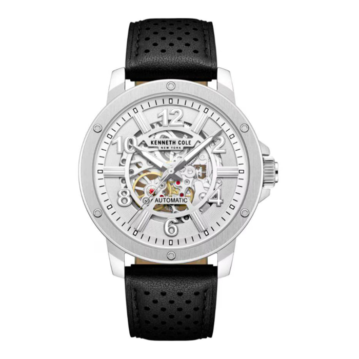 Reloj Kenneth Cole KCWGX0064003 Hombre Analogico Automatico con Correa de Cuero