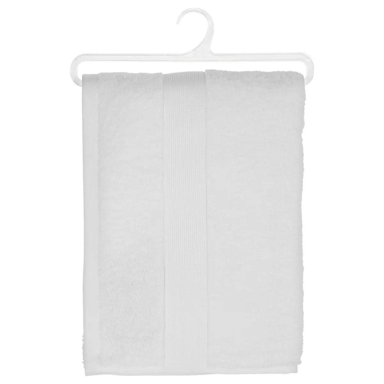 Drap de douche "Essentiel" - coton 450 gr/m² - blanc 70x130 cm