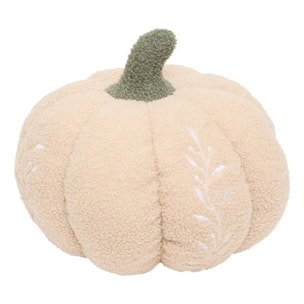 Coussin citrouille Automne 32x32cm kaki