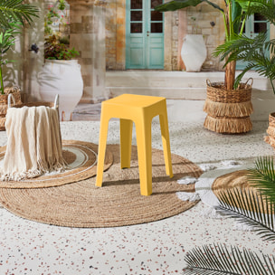 Tabouret Empilable Spectra Jaune