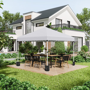 Tonnelle barnum pop-up UV 30+ lestage sac transport inclus blanc