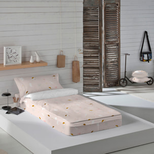 Haciendo el Indio - Saco Nórdico Estampado - Infantil - Con cremallera - Incluye 1 Funda de Almohada - 100% Algodón - Patinadora