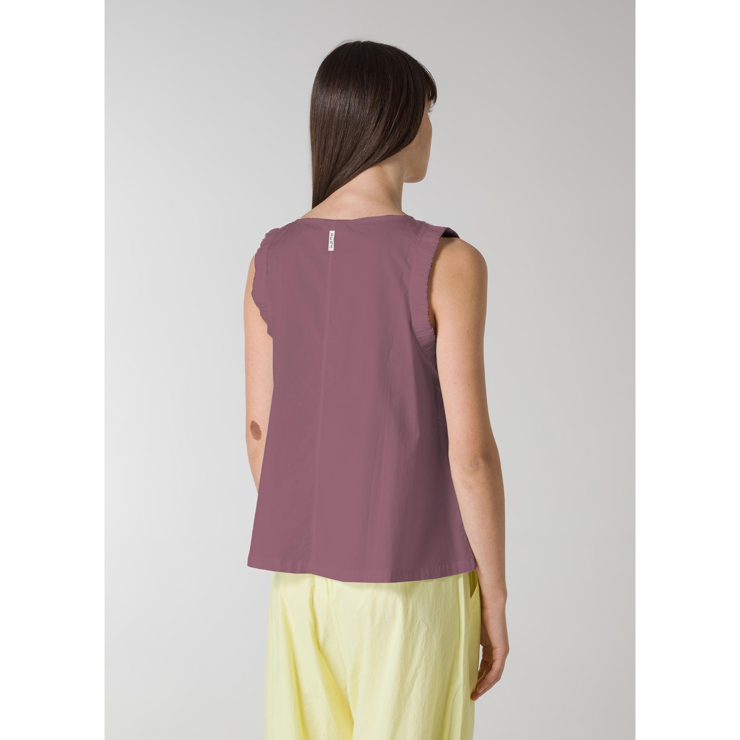 DEHA - Canottiera POPLIN TANK TOP in cotone per donna