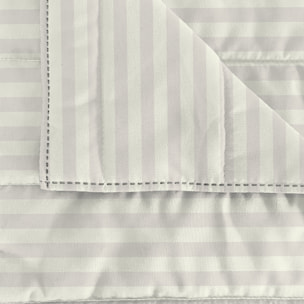 TRAPUNTINO ESTIVO SATIN STRIPES MATRIMONIALE