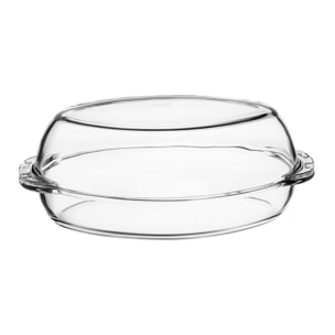 Cocotte ovale en verre