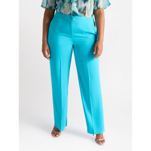 Fiorella Rubino - Pantalones rectos - Light - blue