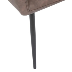 Fauteuil à dîner "Visoca" marron