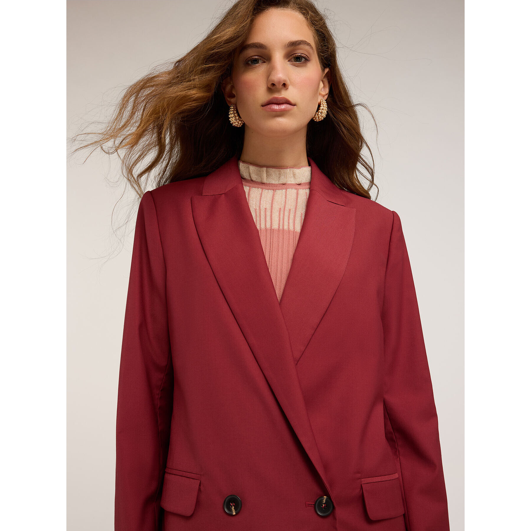 Motivi - Blazer doppiopetto - Bordeaux