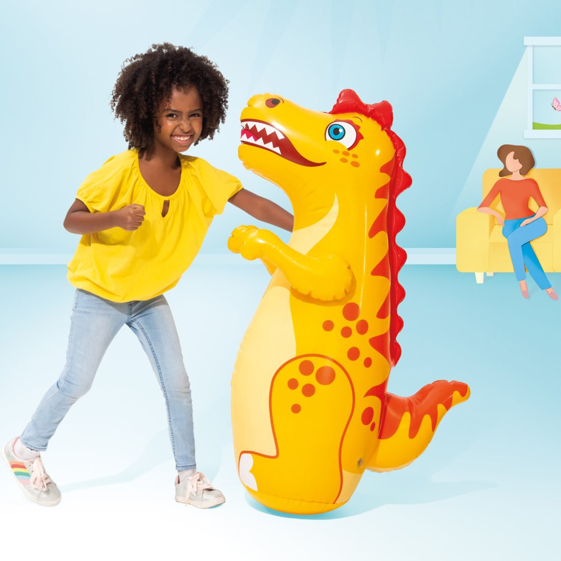 Intex Animali Gonfiabili Sempreinpiedi, 1 pezzo