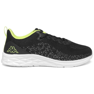 Kappa - Sneakers Uomo Donna Nero - Logo Rostie