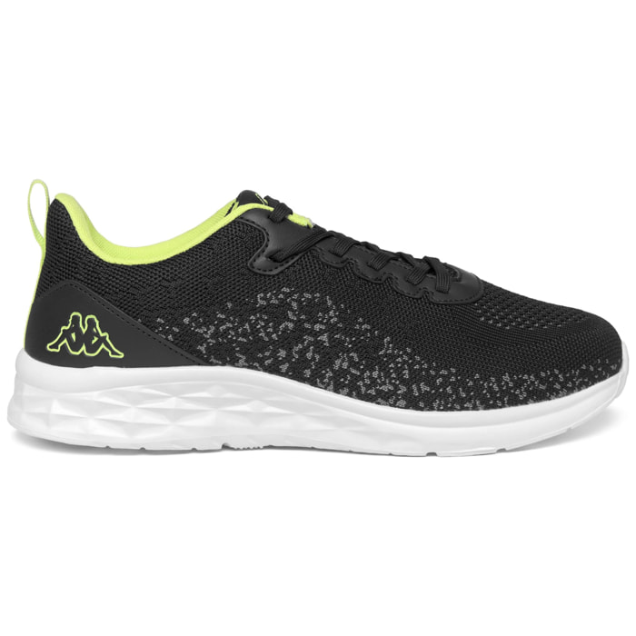 Kappa - Sneakers Uomo Donna Nero - Logo Rostie