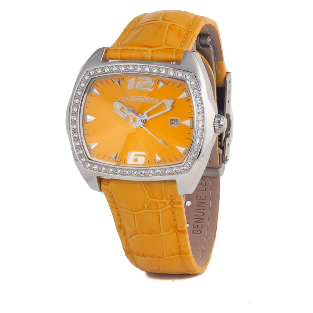 Reloj Chronotech CT2188LS-06 Mujer Analogico Cuarzo con Correa de Piel