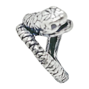 Anillo Snake1 en plata envejecida