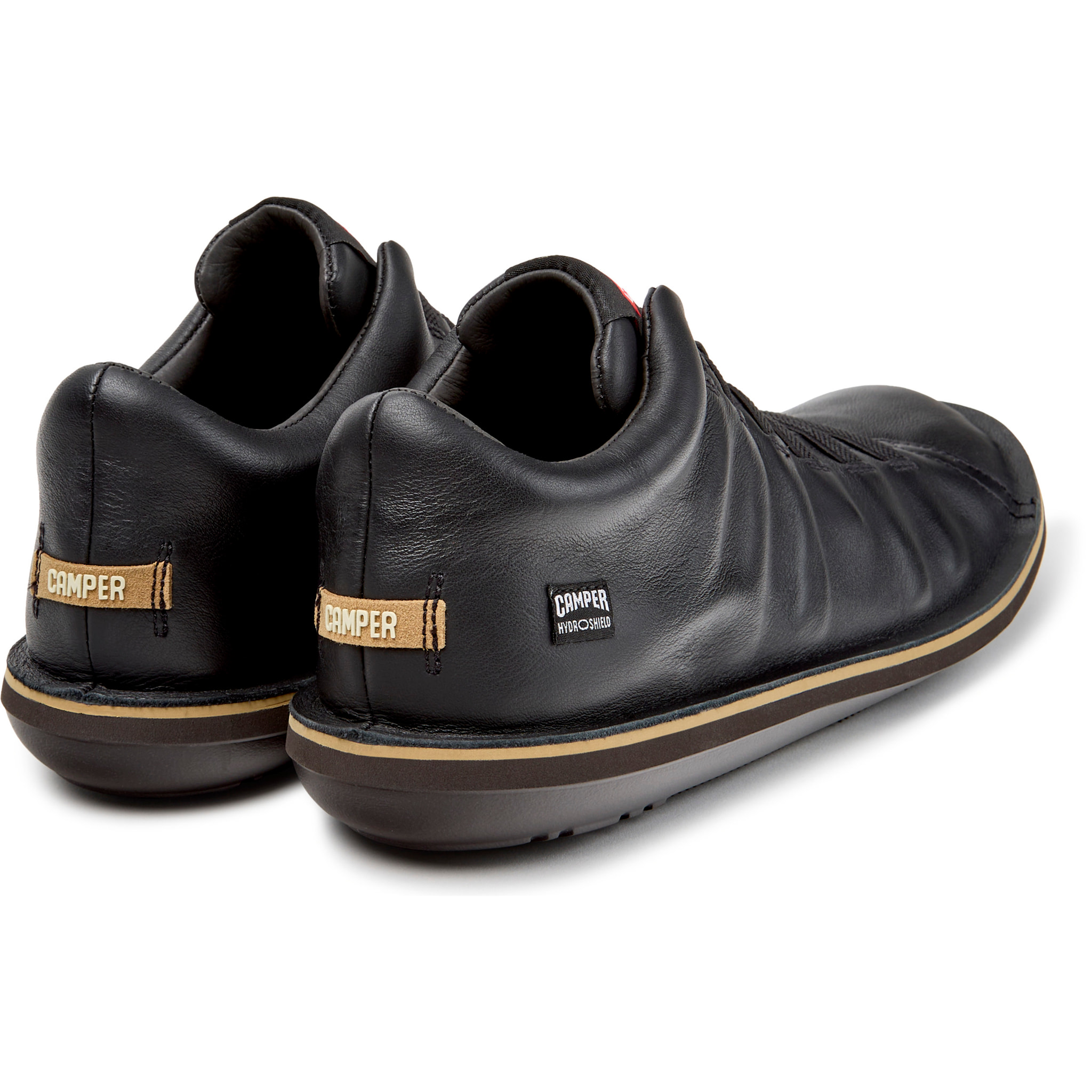 Zapatillas - CAMPER Beetle - Negro - Piel lisa