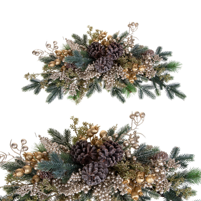 Sopraporta con ilex e pigne - Pezzi 1 - ORO - Bianchi Dino SpA