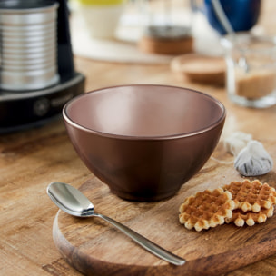 Set di 6 ciotole 50 cl Chocolat Flashy