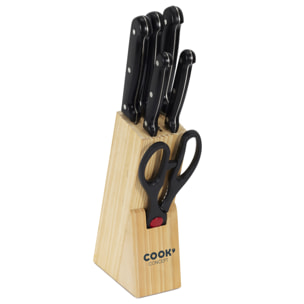 Bloc 5 Couteaux Et Ciseaux De Cuisine