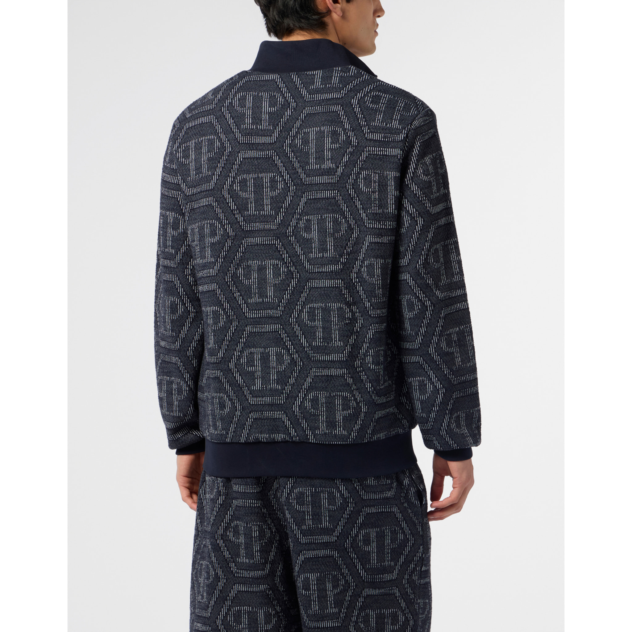 PHILIPP PLEIN Jacquard Tracksuit Jacket Monogram