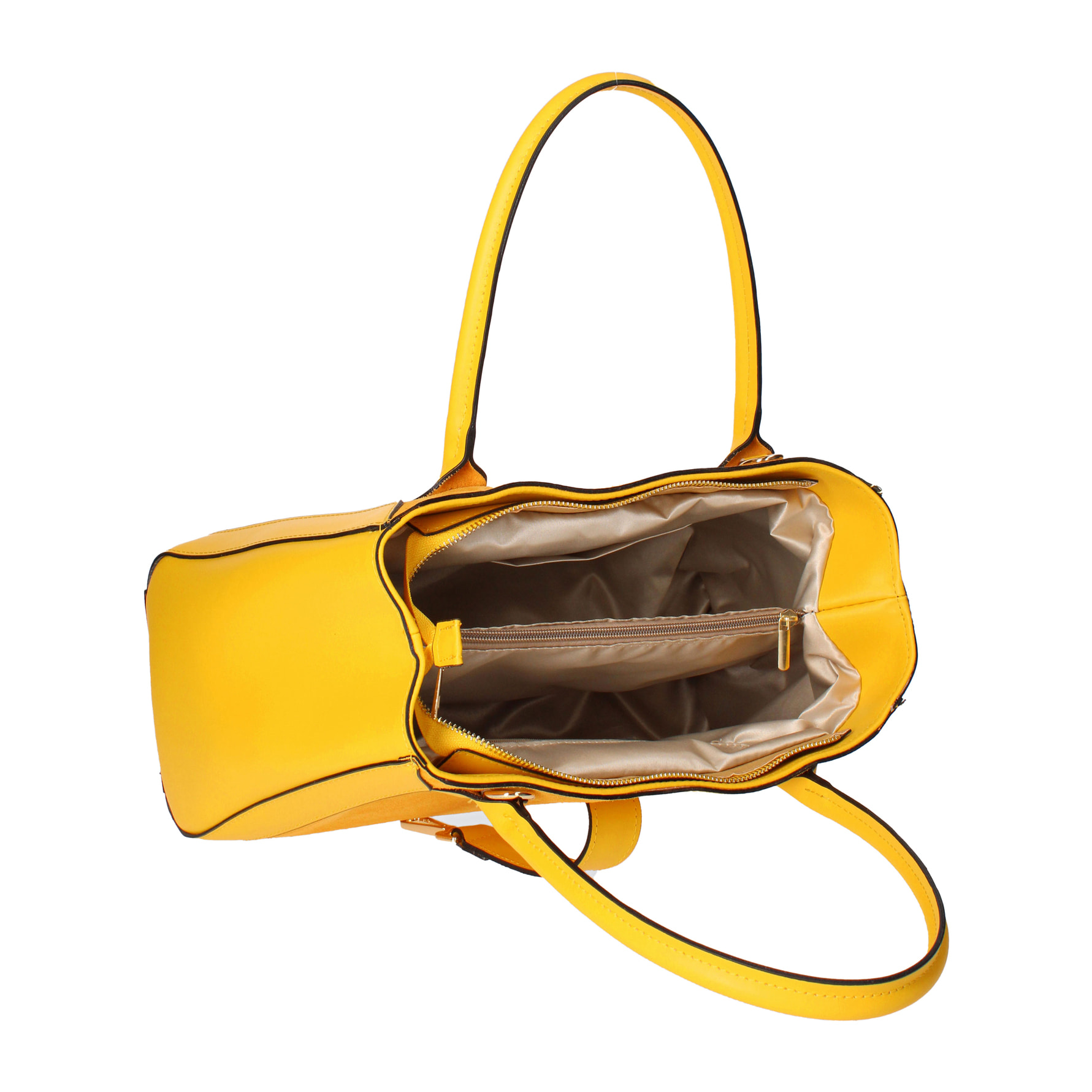 Borsa a mano Jordana da donna In Vera pelle Made in Italy 35x25,5x15 cm