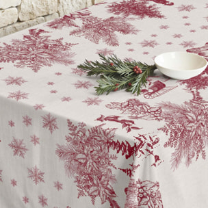 Nappe en résine Anti-tâches Christmas Toile