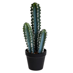 Cactus Echinopsi Con Vaso. Altezza 37 Cm - Pezzi 1 - 12X37X12cm - Colore: Rosa - Bianchi Dino - Piante Artificiali