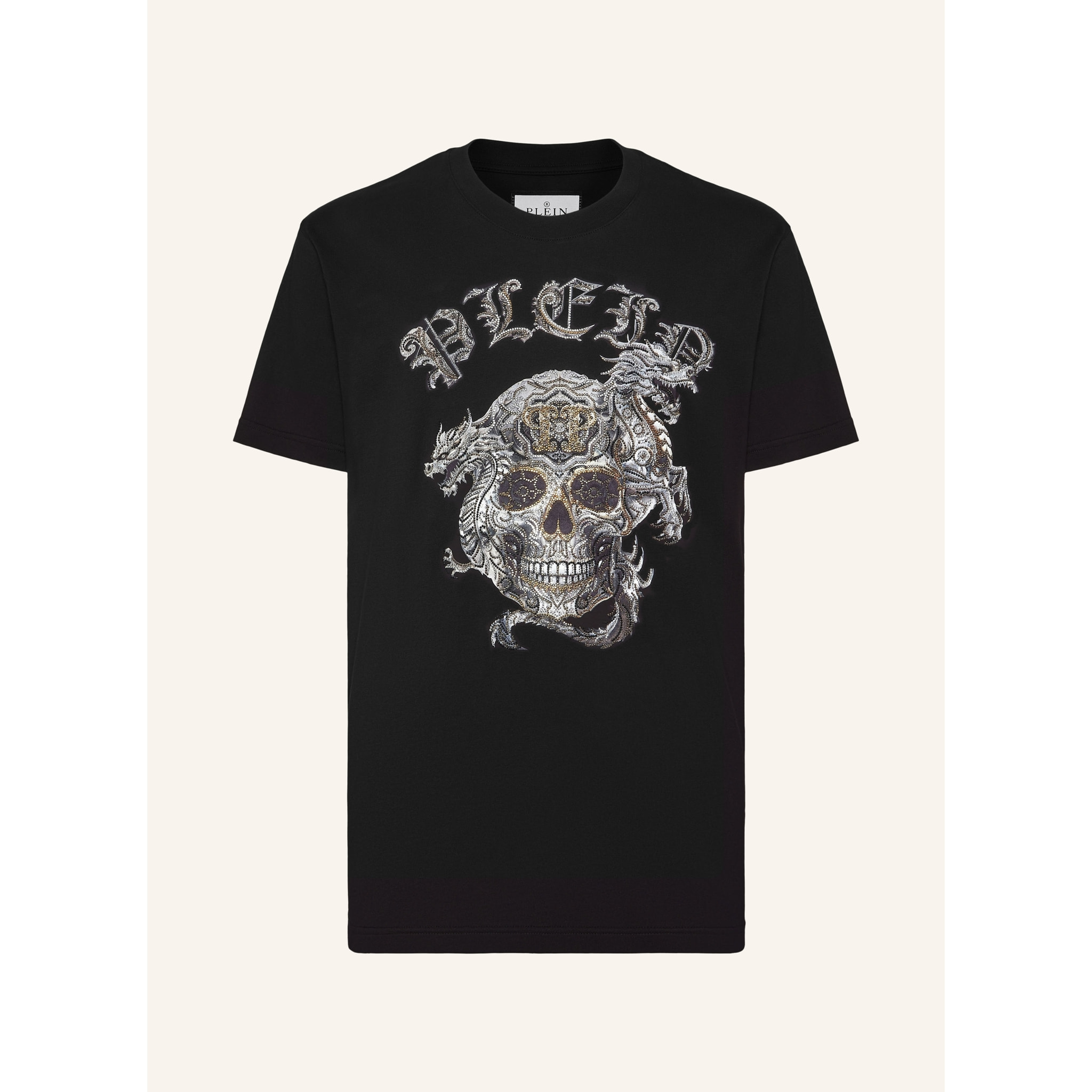 PHILIPP PLEIN T-Shirt Round Neck SKULL