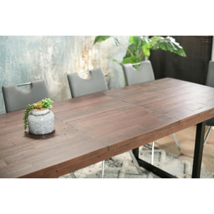 Table de repas extensible bois recyclé 180-240 cm SAMOA