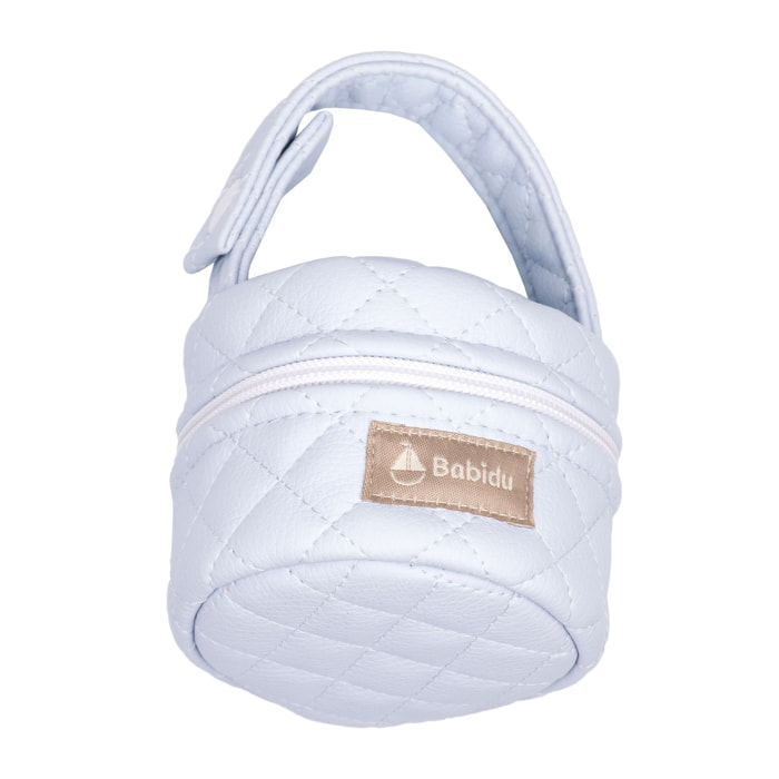 Porta Chupete Acolchado Beige Talla Ninguna