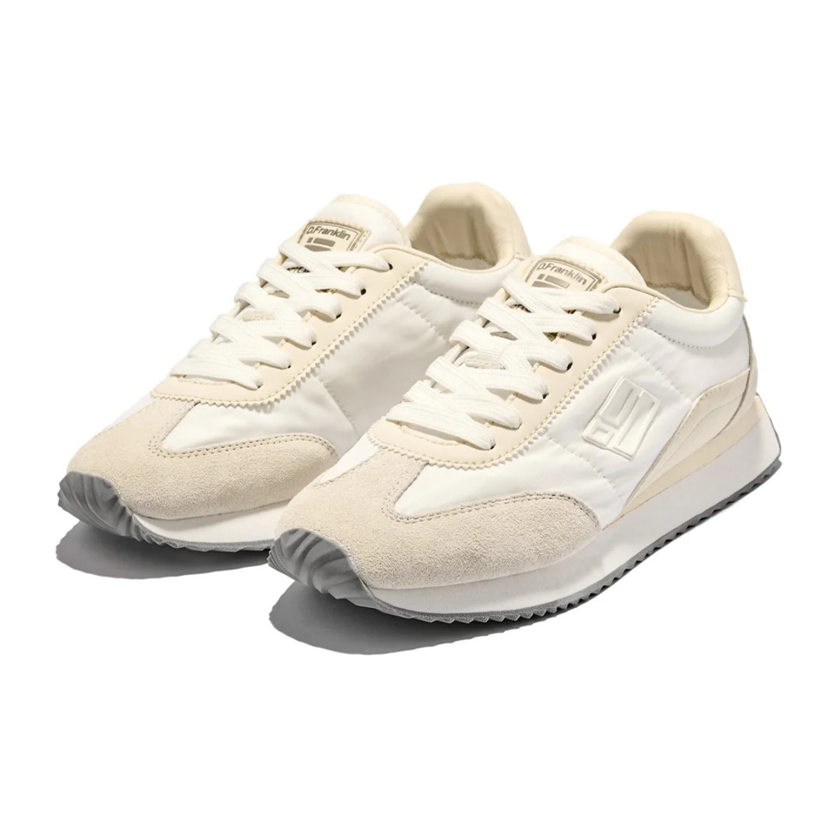 Zapatillas Deportivas Unisex Estilo Retro en Triple Blanco