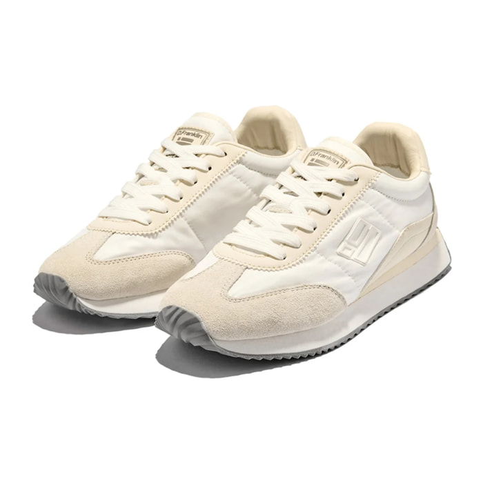 Zapatillas Deportivas Unisex Estilo Retro en Triple Blanco