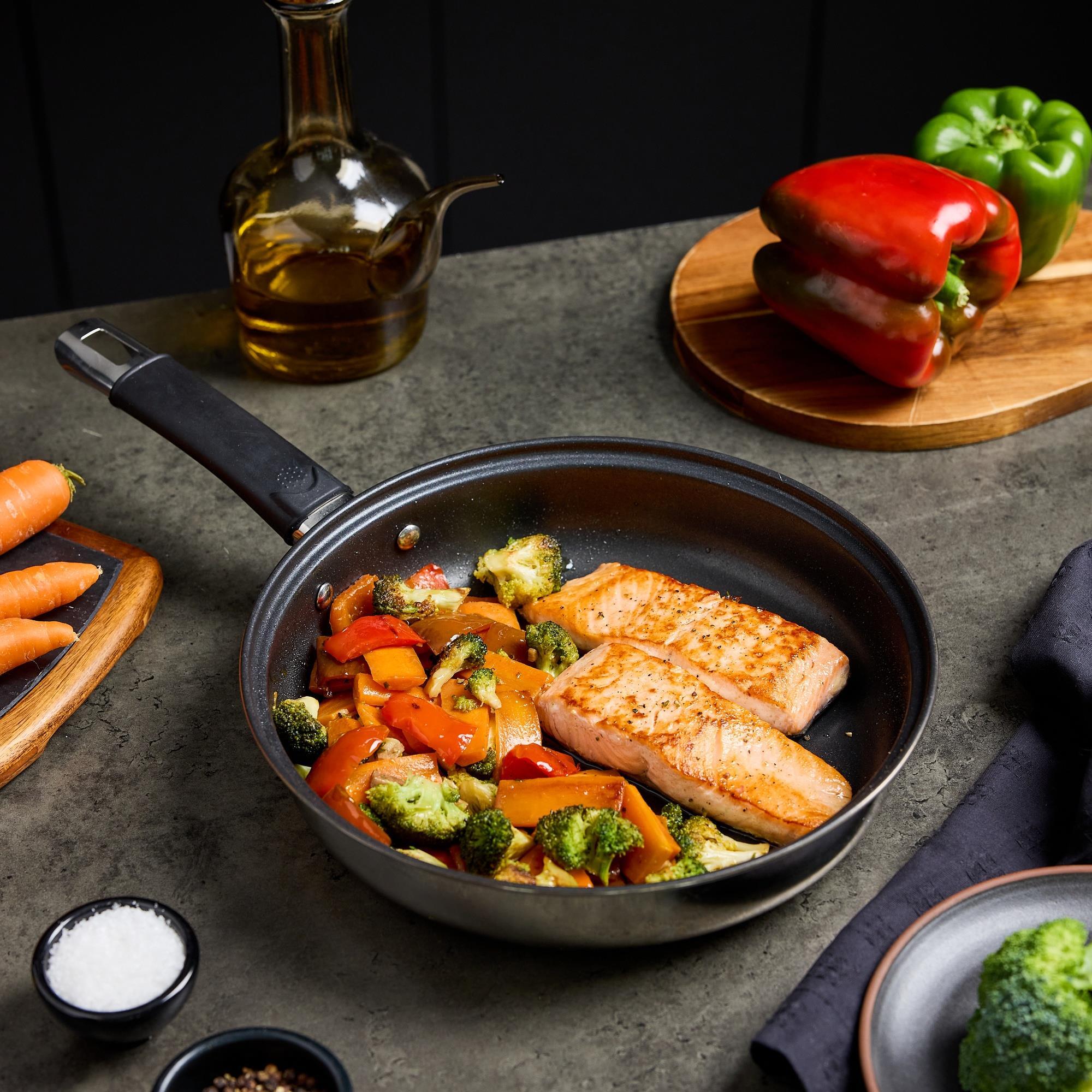 Sartén Ø28cm BASTER en Acero inoxidable Bergner