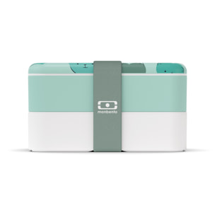 Lunch box 2 compartiments Original 1L Made in France vert So Cute