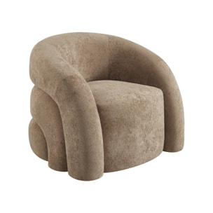 Fauteuil organique tissu 1 place RENBO