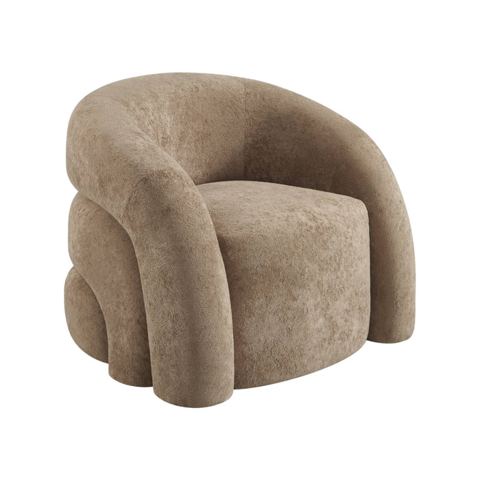 Fauteuil organique tissu 1 place RENBO