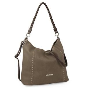 Bolso Hobo-Hombro Lois Indiana Taupe