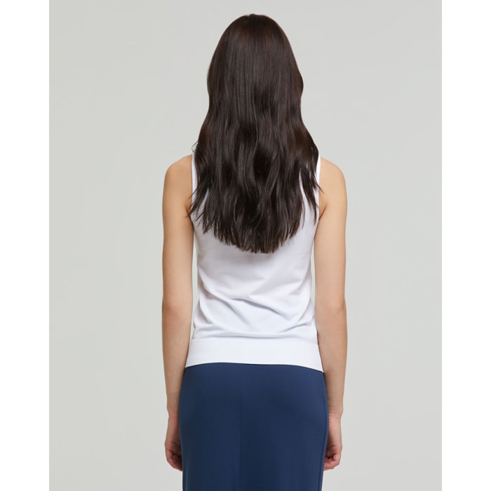 Smanicato scollo barchetta seamless